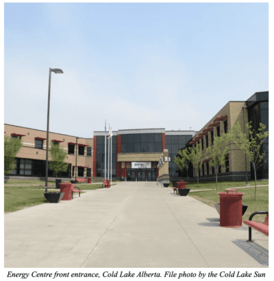 Energy Centre front entrance, Cold Lake Alberta